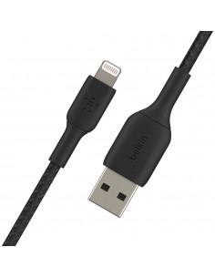 Belkin CAA002BT1MBK cable de conector Lightning 1 m Negro 2