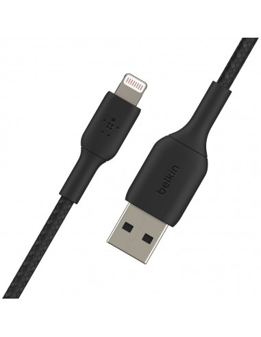 Belkin CAA002BT1MBK cable de conector Lightning 1 m Negro