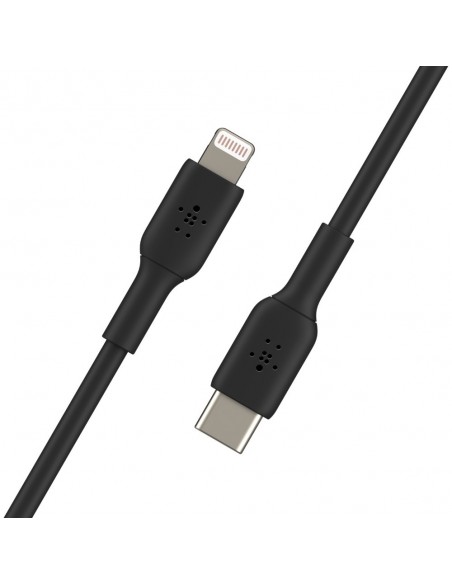 Belkin CAA003BT1MBK cable de conector Lightning 1 m Negro
