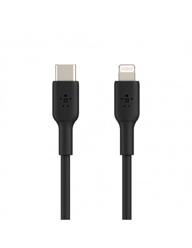 Belkin CAA003BT1MBK cable de conector Lightning 1 m Negro