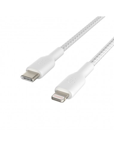 Belkin CAA004BT1MWH cable de conector Lightning 1 m Blanco