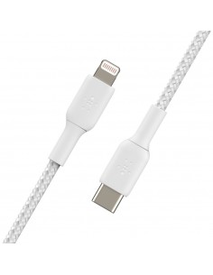 Belkin CAA004BT1MWH cable de conector Lightning 1 m Blanco 2