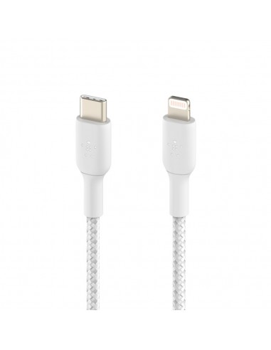 Belkin CAA004BT1MWH cable de conector Lightning 1 m Blanco