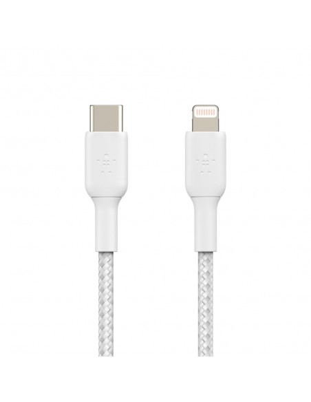Belkin CAA004BT1MWH cable de conector Lightning 1 m Blanco