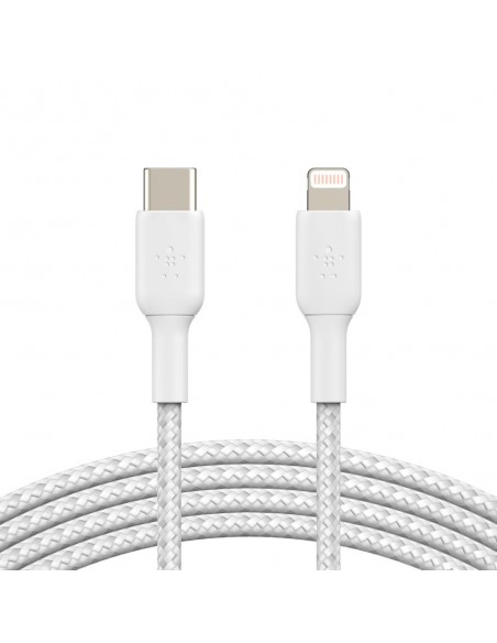 Belkin CAA004BT1MWH cable de conector Lightning 1 m Blanco