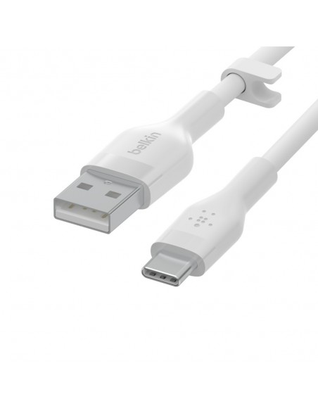 Belkin BOOST↑CHARGE Flex cable USB 2 m USB 2.0 USB C Blanco