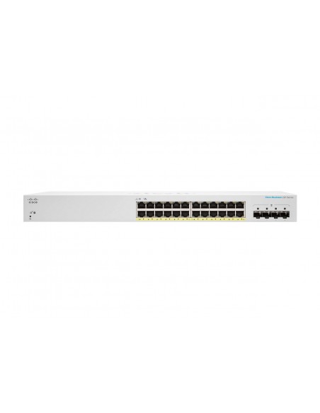 Cisco CBS220-24FP-4X Gestionado L2 Gigabit Ethernet (10 100 1000) Energía sobre Ethernet (PoE) Blanco