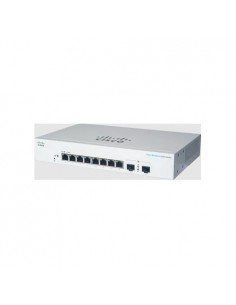 Cisco CBS220-8T-E-2G Gestionado L2 Gigabit Ethernet (10 100 1000) 1U Blanco