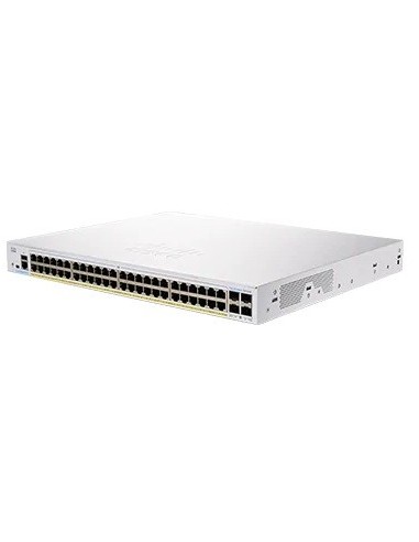 Cisco CBS250-48P-4X-EU switch Gestionado L2 L3 Gigabit Ethernet (10 100 1000) Plata