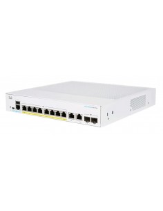 Cisco CBS250-8FP-E-2G-EU switch Gestionado L2 L3 Gigabit Ethernet (10 100 1000) Plata