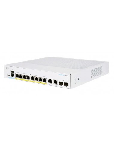 Cisco CBS250-8FP-E-2G-EU switch Gestionado L2 L3 Gigabit Ethernet (10 100 1000) Plata