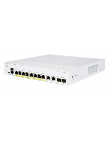 Cisco CBS250-8PP-E-2G-EU switch Gestionado L2 L3 Gigabit Ethernet (10 100 1000) Plata