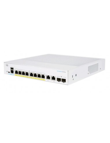 Cisco CBS250-8P-E-2G-EU switch Gestionado L2 L3 Gigabit Ethernet (10 100 1000) Plata