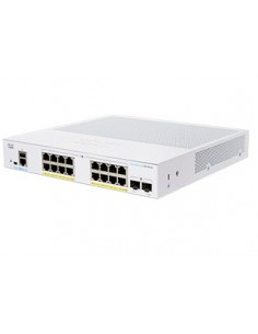 Cisco CBS350-16P-E-2G-EU switch Gestionado L2 L3 Gigabit Ethernet (10 100 1000) Plata