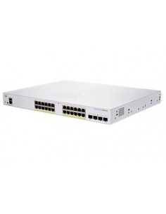 Cisco CBS350-24FP-4G-EU switch Gestionado L2 L3 Gigabit Ethernet (10 100 1000) Plata