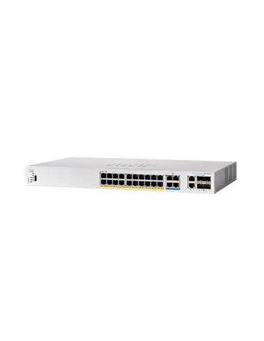 Cisco CBS350 Gestionado L3 Gigabit Ethernet (10 100 1000) Energía sobre Ethernet (PoE) 1U Negro, Gris