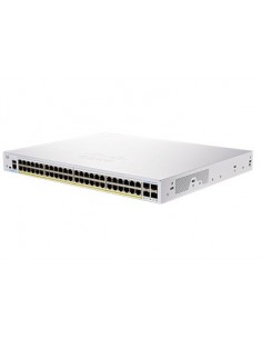 Cisco CBS350-48P-4G-EU switch Gestionado L2 L3 Gigabit Ethernet (10 100 1000) Plata