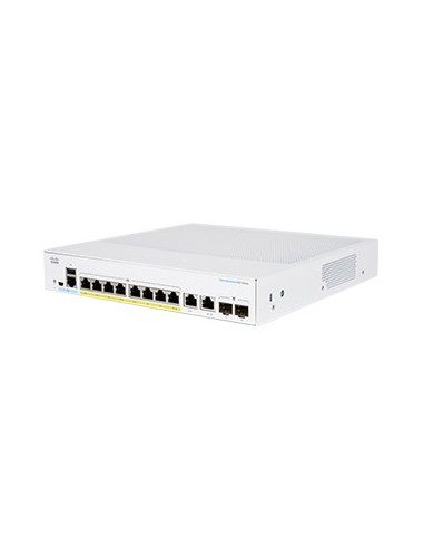 Cisco CBS350-8P-E-2G-EU switch Gestionado L2 L3 Gigabit Ethernet (10 100 1000) Plata