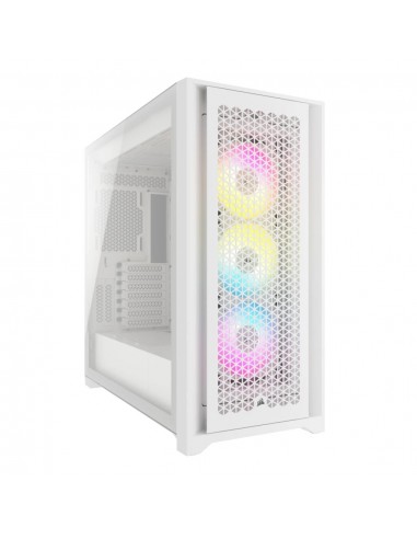 Corsair iCUE 5000D RGB Airflow Midi Tower Blanco