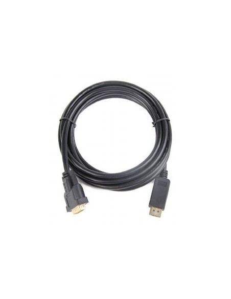Gembird CC-DPM-DVIM-6 adaptador de cable de vídeo 1,8 m DisplayPort DVI Negro