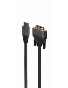 Gembird CC-HDMI-DVI-4K-6 adaptador de cable de vídeo 1,8 m HDMI tipo A (Estándar) Negro