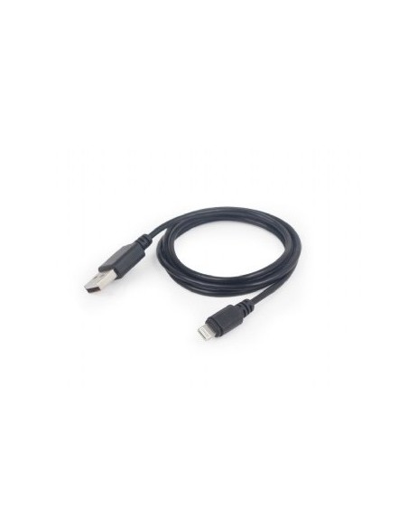 Gembird CC-USB2-AMLM-1M cable de conector Lightning Negro