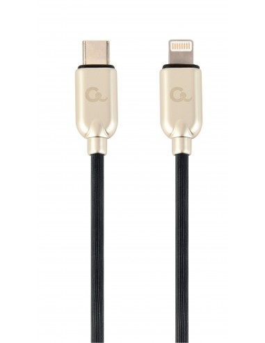 Gembird CC-USB2PD18-CM8PM-1M cable de conector Lightning Negro