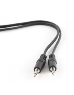 Gembird 1.2m, 3.5mm 3.5mm, M M cable de audio 1,2 m 3,5mm Negro
