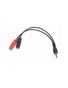 Gembird CCA-417 cable de audio 0,2 m 3,5mm 2 x 3.5mm Negro