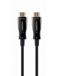 Gembird CCBP-HDMI-AOC-30M-02 cable HDMI HDMI tipo A (Estándar) Negro