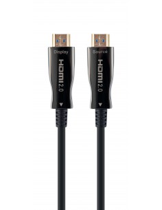 Gembird CCBP-HDMI-AOC-10M-02 cable HDMI HDMI tipo A (Estándar) Negro
