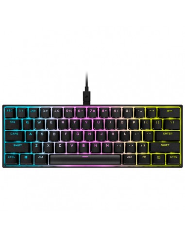 Corsair K65 RGB MINI teclado USB QWERTY Inglés, Español Negro