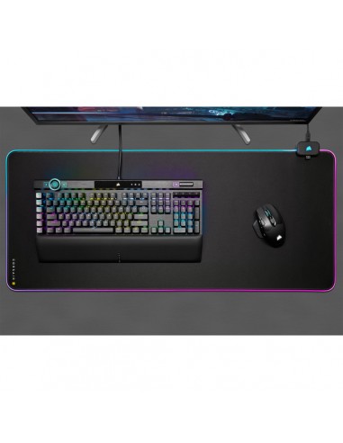Corsair MM700 RGB Alfombrilla de ratón para juegos Negro