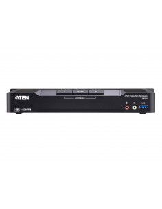 ATEN Matriz de vídeo en formato compacto KVM DisplayPort 4K dual display de 2 puertos con Boundless Switching 2