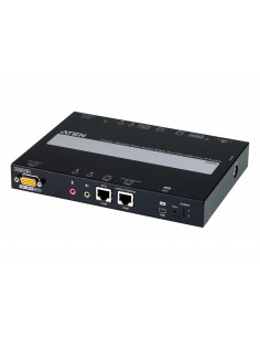 ATEN 1 switch KVM a través de IP VGA de un solo puerto para acceso a recurso compartido local remoto