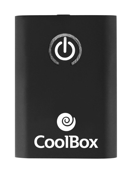 CoolBox COO-BTALINK transmisor de audio inalámbrico 3,5 mm 15 m Negro