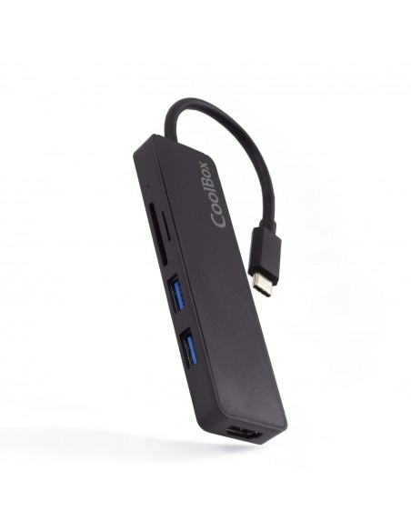 CoolBox miniDock USB-C Lite 2 USB 3.2 Gen 1 (3.1 Gen 1) Type-C Negro