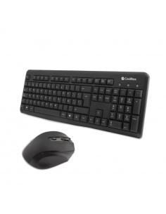 CoolBox COO-KTR-02W teclado Ratón incluido RF inalámbrico QWERTY Español Negro