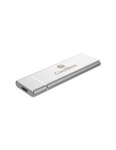CoolBox MiniChase N31 Caja externa para unidad de estado sólido (SSD) Plata M.2