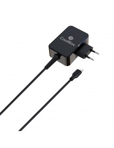 CoolBox COO-NB65-PDUC adaptador e inversor de corriente Interior 65 W Negro