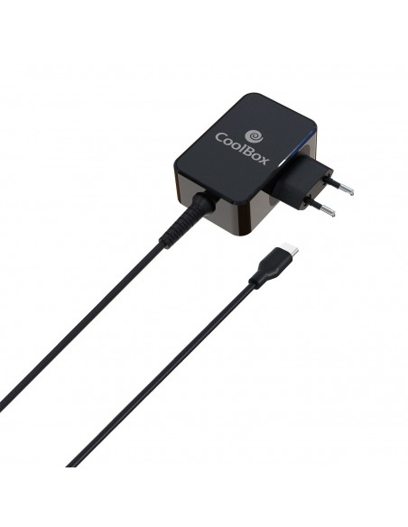 CoolBox COO-NB65-PDUC adaptador e inversor de corriente Interior 65 W Negro CoolBox COO-NB65-PDUC adaptador e inversor de corriente Interior 65 W Negro