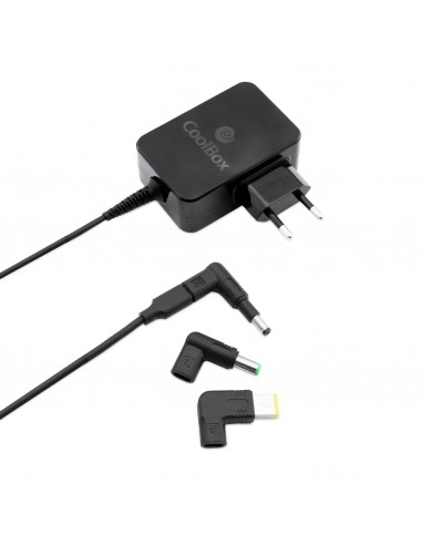 CoolBox COO-NB65-PDUC adaptador e inversor de corriente Interior 65 W Negro