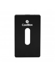 CoolBox SlimChase S-2533 Caja externa para unidad de estado sólido (SSD) Negro 2.5"