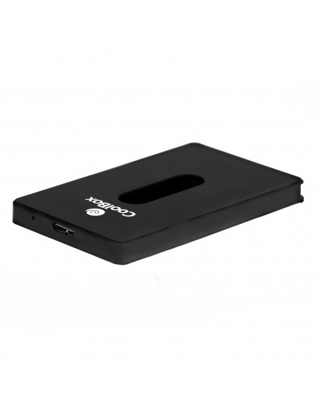 CoolBox SlimChase S-2533 Caja externa para unidad de estado sólido (SSD) Negro 2.5" CoolBox SlimChase S-2533 Caja externa para unidad de estado sólido (SSD) Negro 2.5"