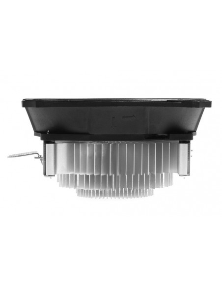 CoolBox Plannar 120 Procesador Refrigerador de aire Aluminio, Negro