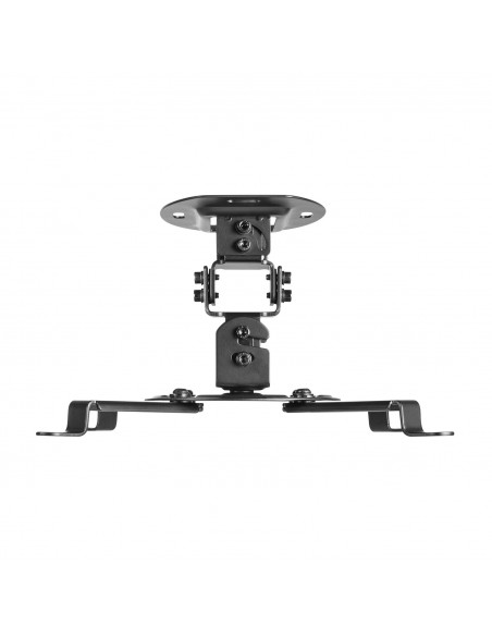 AISENS Soporte Universal Giratorio, Inclinable de Techo para Proyector 13.5Kg, Negro