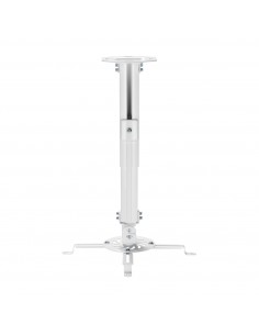 AISENS Soporte Universal Giratorio, Inclinable y Extensible de Techo para Proyector 13.5Kg, Blanco 2