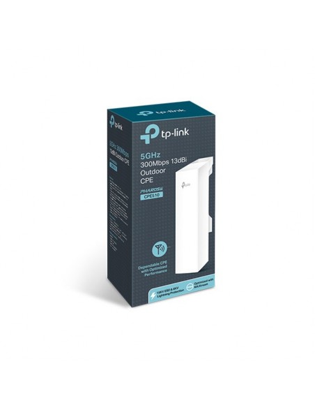 TP-Link CPE510 punto de acceso inalámbrico 300 Mbit s Blanco Energía sobre Ethernet (PoE)