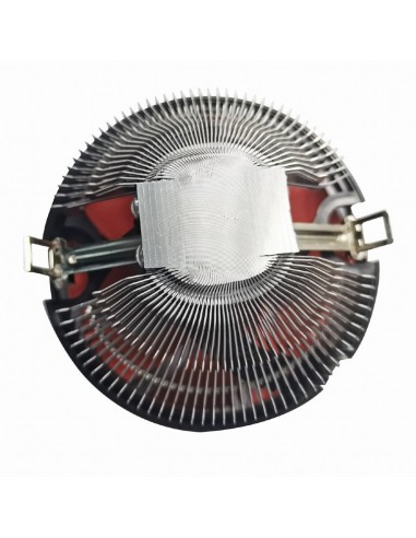 Gembird CPU-HURACAN-X30 sistema de refrigeración para ordenador Procesador Refrigerador de aire 12 cm Negro, Naranja