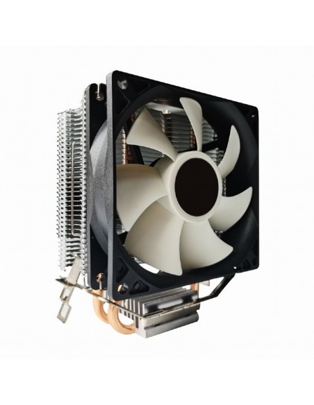 Gembird CPU-HURACAN-X60 sistema de refrigeración para ordenador Procesador Refrigerador de aire 9 cm Negro, Blanco